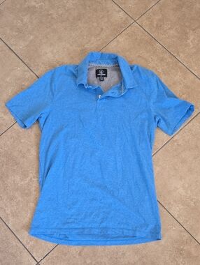 Volcom Men's Heather Sky Blue Polo